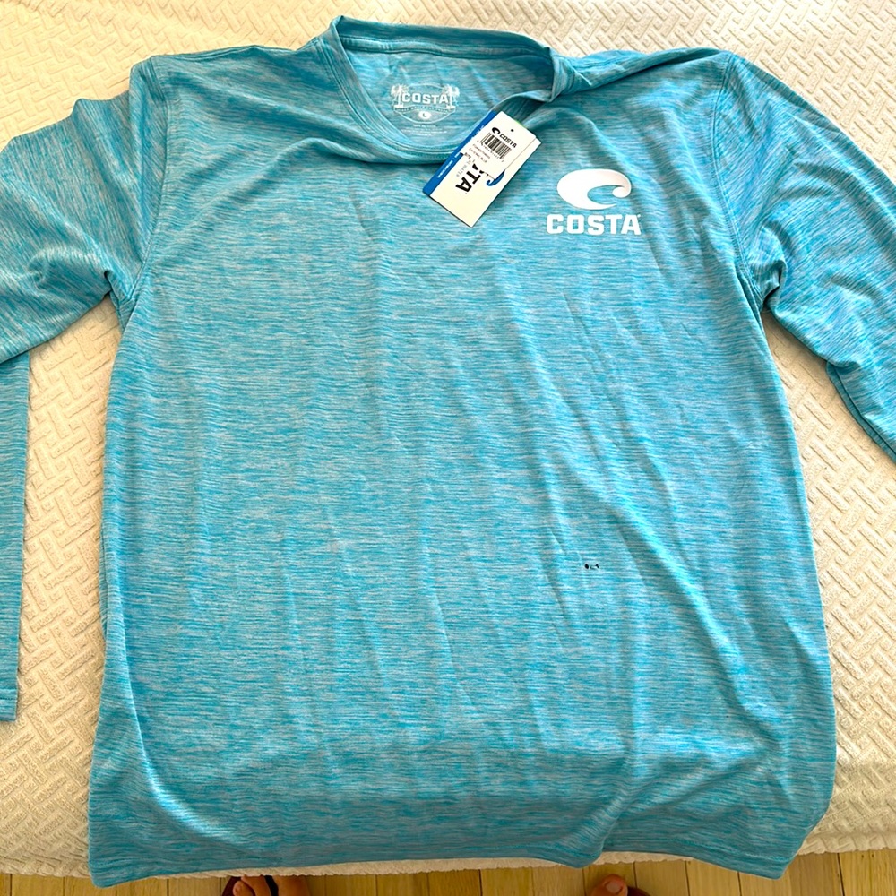 Costa - large blue fishing shirt